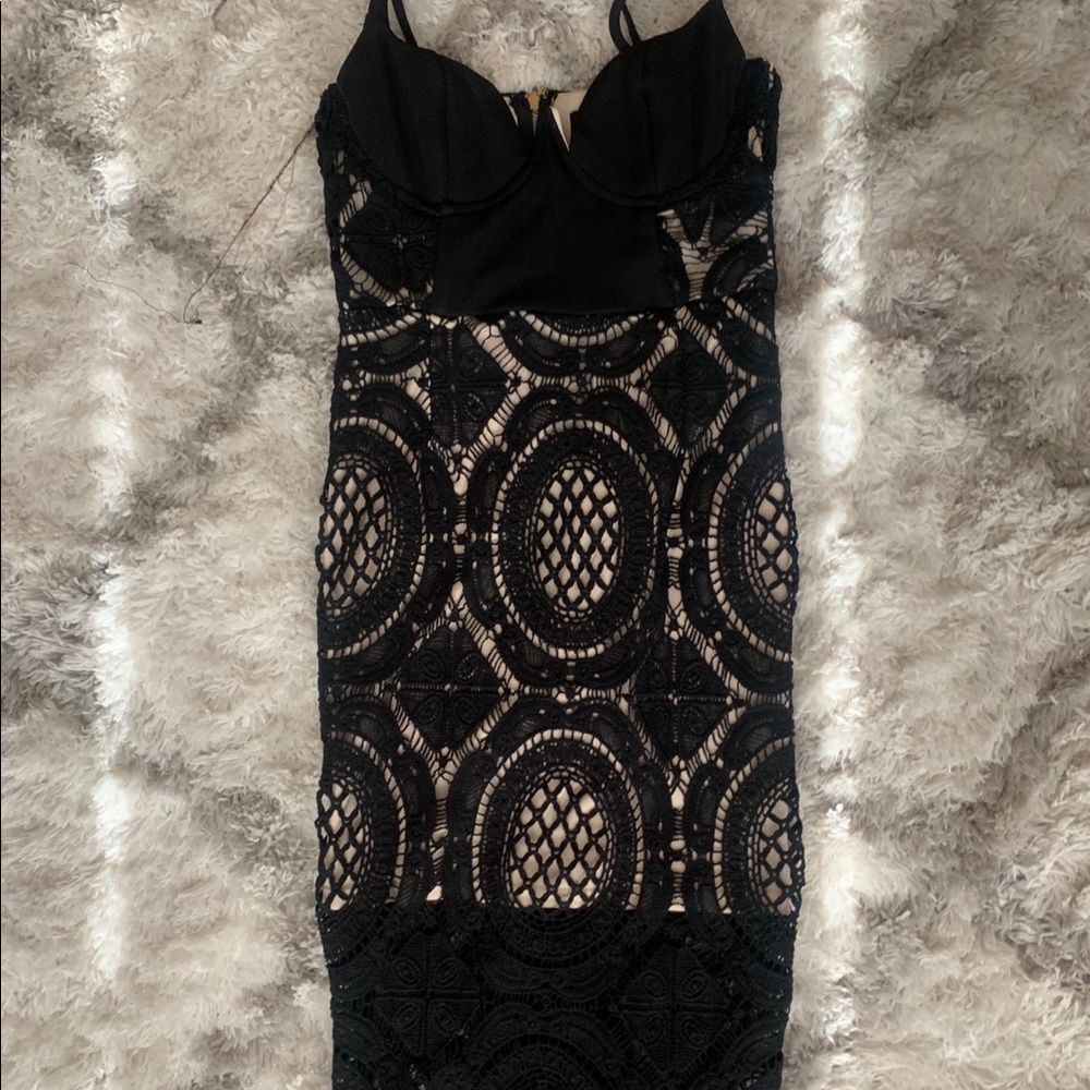 Black and Tan Dress